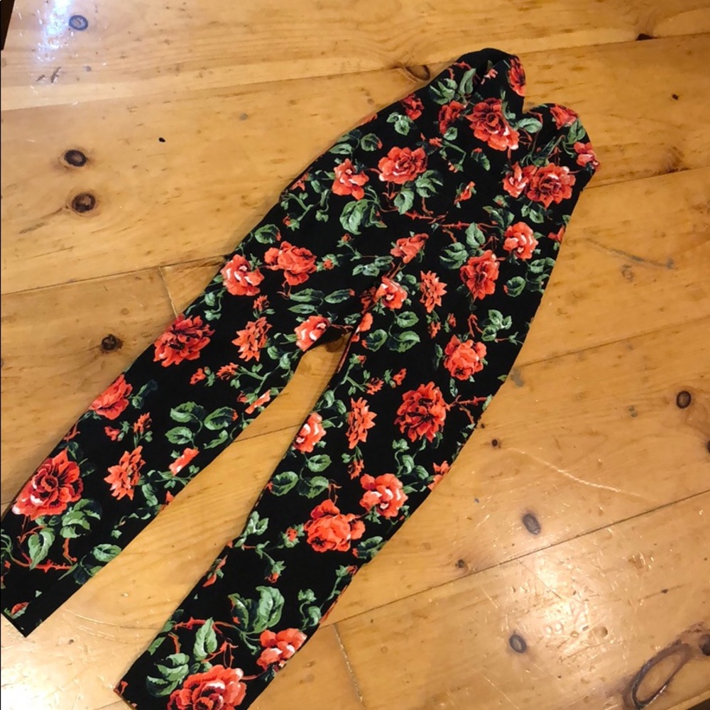 Floral print jumpsuit